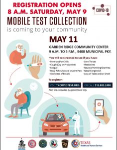 garden ridge texas covid test